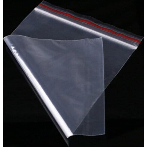 100Pcs Many Sizes Zip Lock Bags Clear Poly Bag Reclosable Plastic Baggies Gift Candy Package Gifts Bags/Pouches