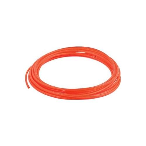 2.5mm x 4mm Flexible Pneumatic Polyurethane PU Hose Pipe Tube Orange 5m Length