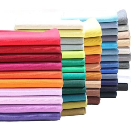 20x110cm 2mmx2mm Elastic Knitted Thread Fabric, Making Screw Type Sweater Edge Corner Closing Waist of Trousers Cloth