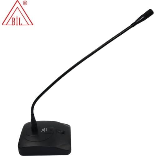 BIL ED-21 Desktop Standing Conference Microphone Meeting MIC Condenser Microphone With 4M Cable Flexible Gooseneck Microphone