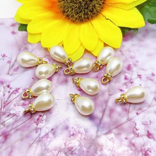 Hand-sewn beads, rhinestone pendants, fashion Korean jewelry, apparel pendants, handmade DIY accessories, jewelry decoration