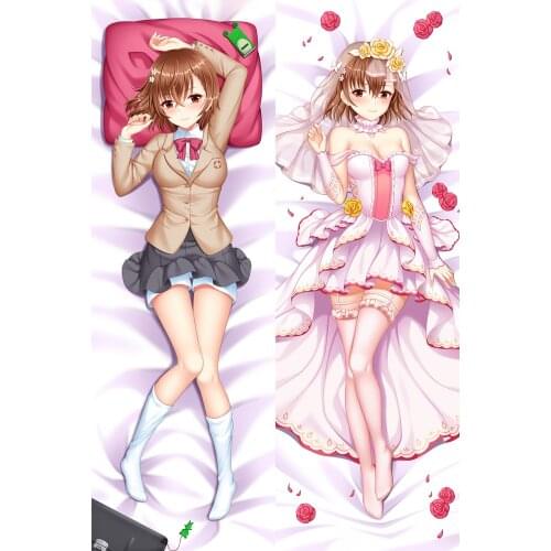 Dakimakura Anime Misaka Mikoto(A Certain Magical Index) Double-sided Print Life-size Body Pillow