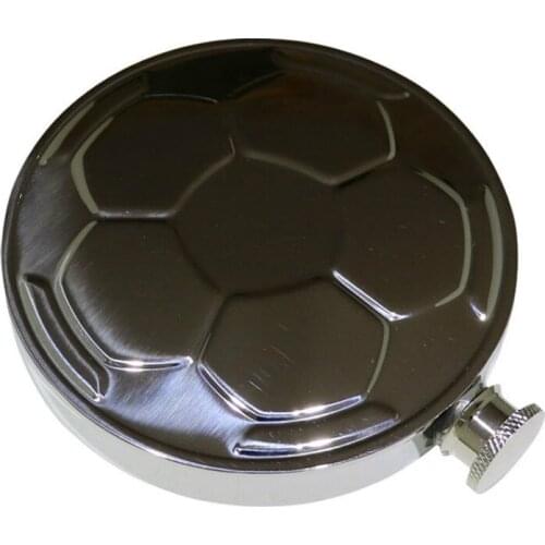 World Cup Football Hip Flask 135ml With Funnel Durable Disc Wine Bottle Outdoor Sports Metal Vodka Spirits Whisky Wine Container