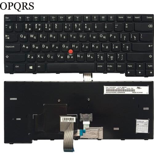 New Russian Laptop Keyboard For Lenovo Thinkpad E470 E470C E475 01AX094 SN20K93258 RU Keyboard no-backlight