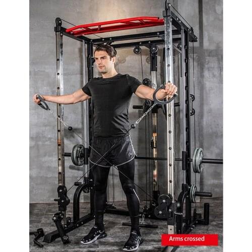 Multifunctional Household Squat Rack Frame Gantry Fitness Barbell Rack Gantry Combination Strength Sports Activities Equipment