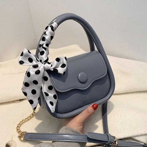 FANTASY Fashion Exquisite Handbags For Women Ribbon Retro Shopping Bag 2021 Spring New Totes Messenger Shoulder Bags Leather INS