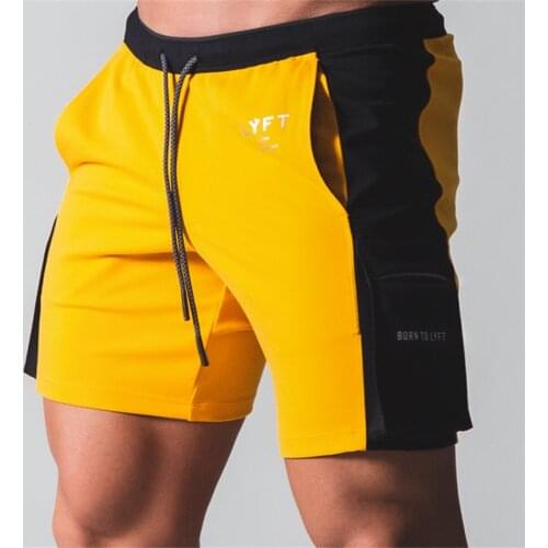 2021 Summer Running Shorts Men Letter Print Elastic Waist Jogging Gym Fitness Shorts Quick Dry Training Casual Shorts Pants Male