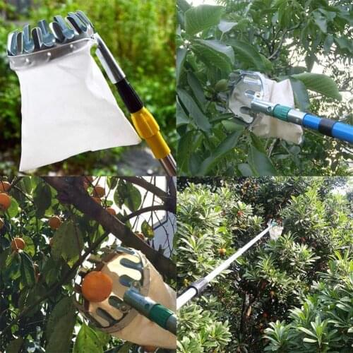 Outdoor Fruit Picker Apple Orange Peach Pear Practical Garden Picking Tool Bag Picking Device Garden Orchard Home Accessories