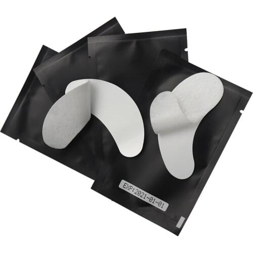 200 pairs black Eyepads Eyelash extension Patches Grafted Stickers faux cils Under eye patch Hydrogel Tips Sticker makeup tools