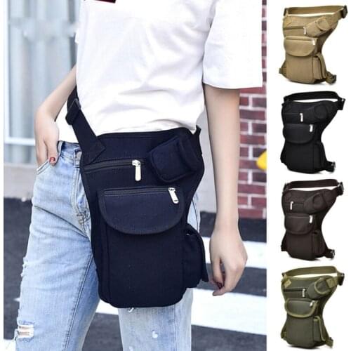 2021 Newest Tactical Military Shoulder Waist Fanny Pack Pouch Bum Bag Camping Hiking Outdoor Tactical Multifunctional Leg Bag
