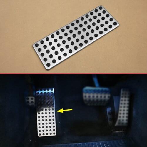 Durable Stainless Steel Foot Rest Non-Slip Pedal Accessories For Mercedes-Benz A B C E S M GLC GLK GLA GLE GLS Accelerator Pad