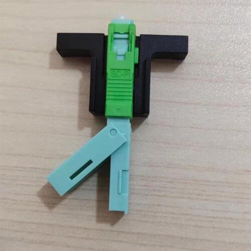 50 PCS/lot Fiber Optic SC/UPC Flat cable Type Connector/FTTH Fast Connector Better quality than 3M 8802