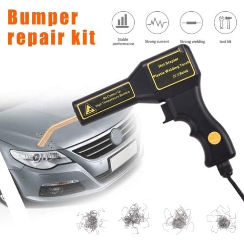 Handy Plastic Welder Garage Tools Hot Staplers Machine Staple PVC Plastic Repairing Machine Car Bumper Repair Hot Stapler Kit