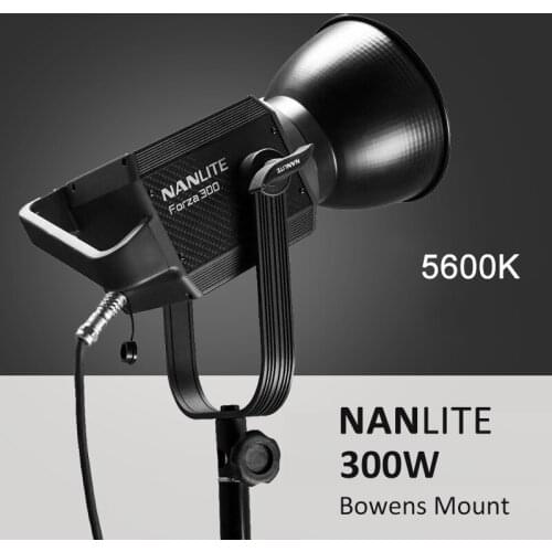 Nanguang Nanlite Forza300 300w LED Spot Light Ultra Bright 5600K Daylight Bowen Mount Photography Lighting for Studio Video Film