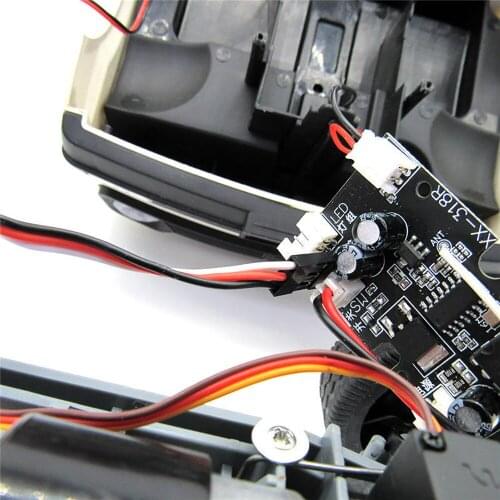 The Spotlight Flashlight LED Lamp Roof Dome Light of RC Car for 1:12, 1:10 WPL D12 Climbing Model Car