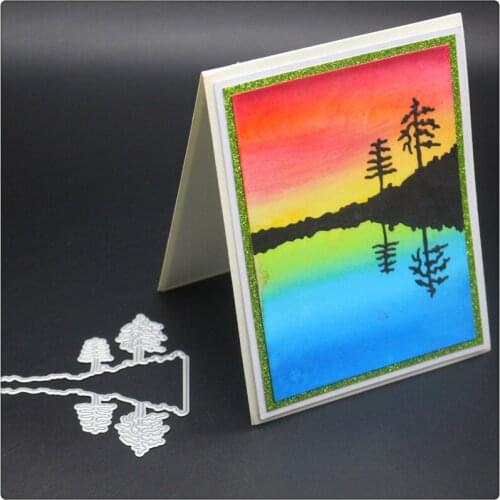 1757 Tree River Cuts Scrapbook Metal Cutting Dies For Scrapbooking Stencils DIY Album Cards Decoration Embossing Folder Die Cut