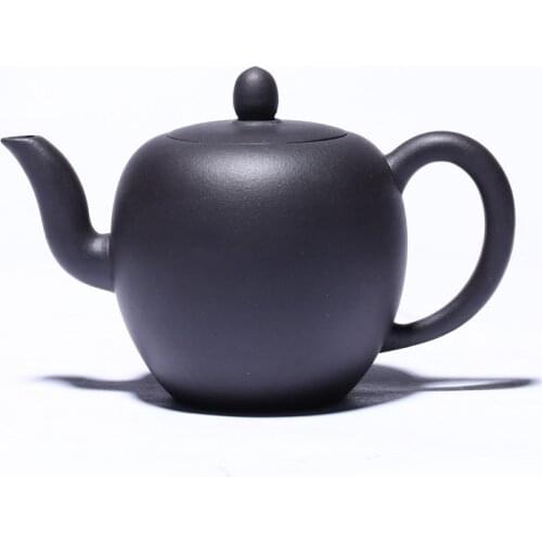 Yixing Famous Handmade Purple Clay Teapot Family Collection Black Mud Beauty Shoulder Kung Fu Tea Set Teapot Chinese Teapot