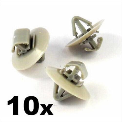 10x Plastic Clips for Vauxhall Vivaro Side Moulding / Lower Protection Door Trim