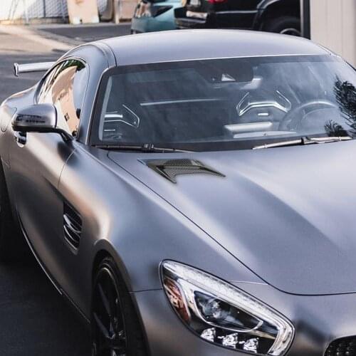 2Pcs Universal 3D Car Hood Shark Gill Stickers Auto Styling Personality Creative Decals Air Flow Vent Fender Waterproof Sticker