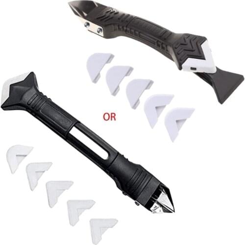 3 in 1 Durable Silicone Sealant Remover Glass Glue Angle Scraper Adhesive Kit 85DA
