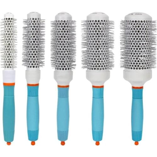 Anti-Static Comb Detangling Round Hair Brush Styling Curling Straightening Tools 27RC