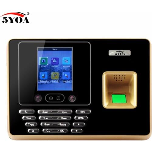 5YOA AF30 WIFI Wireless Biometric Face Recognition Facial Employee Fingerprint Time Attendance Device