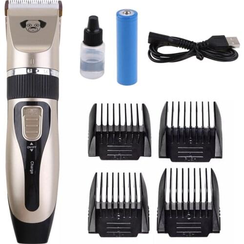 Professional Electric Pet Dog Hair Clippers Dogs Puppy Cat Fur Trimmer Grooming Hairdresser Kit Rechargeable Haircut Machine C42