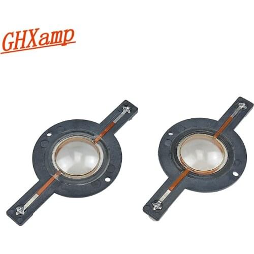 GHXAMP 25.4mm Treble Voice Coil 25.5 Core Tweeter Flat Aluminum Wire Coil For 10Inch 12Inch 15Inch Audio Speaker Parts 2PCS