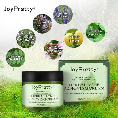 JoyPretty Tea Tree Herbal Anti-acne Cream Oil Control Moistu Cleansing Plant Face Essence Diminishes Acne Smooth Skin Care TSLM2