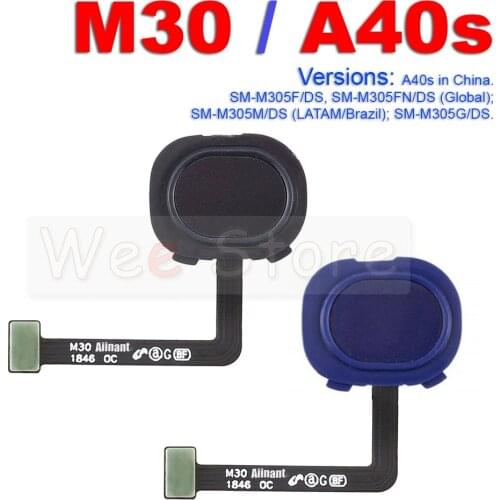 Original For Samsung Galaxy A5 A7 2016 A510F A710F Back Home Button Fingerprint Sensor Flex Cable