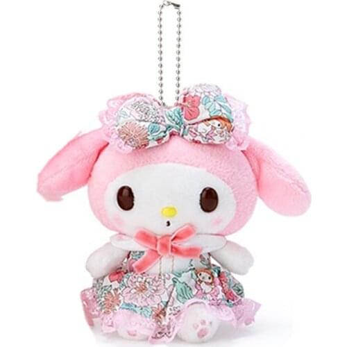 New Cartoon Bunny Rabbit Plush Keychain Small Pendant Kids Stuffed Toys For Children Gifts 11CM