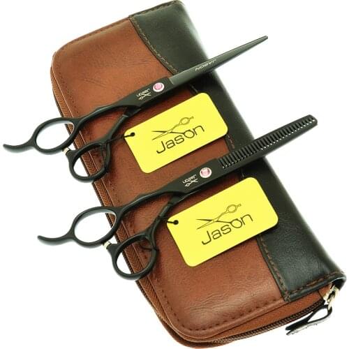 Jason 5.5/6 inch Left Hand Professional Hair Beauty Scissors Hairdressing Cutting Thinning Styling Tools Haircut Shears A0050D