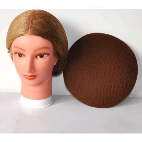 Wholesale brand new 100PCS/lot blonde Invisibale nylon hair net for wigs / hair wear / hair ornament / net cap