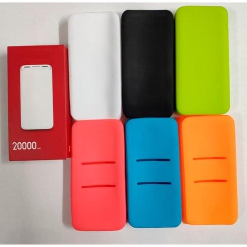 In Stock Anti-drop Silicone Protect Case Cover For Redmi 20000mAh Power Bank Protection Cover 10000mAh Power Bank Case PB