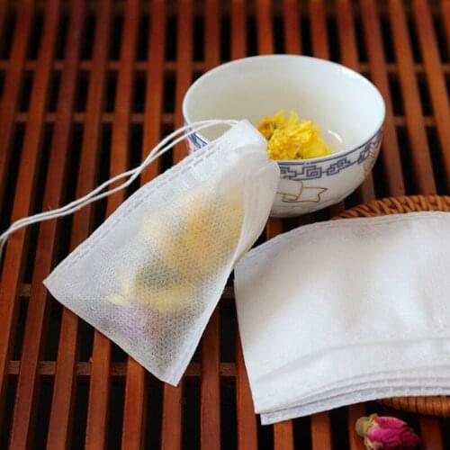 Food Grade Empty Scented Tea Bags For Tea Bag Infuser With String Heal Seal 7 sizes Sachet Filter Paper Tea bags Empty Tea Bags