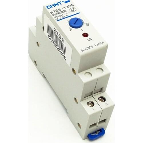 CHINT Time Delay Relay NTE8-10A 0.1S-10S NTE8-120A 10~120S NTE8-480A 30S-480S Control-off Relay AC230V DC24V