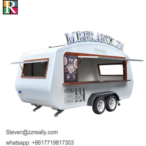 RL-F45T mobile food trailer pizza food truck food cart for sale europe