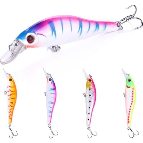 9.5cm/11.5g Fishing Lure Minnow Wobbler Crankbait Carp Bass Trount Fishing Gear