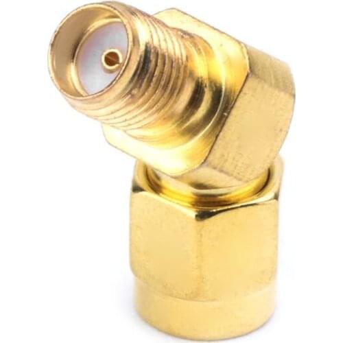 SMA Male To SMA Female 45°135°Bevel Adapter Connector For FPV Goggle Antenna H054
