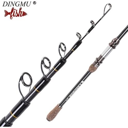 Travel Telescopic Fishing Rod Superhard High Quality 1.8-2.7m Carbon Fiber Sea Fishing Rod Portable Ultralight Lure Fishing Rod