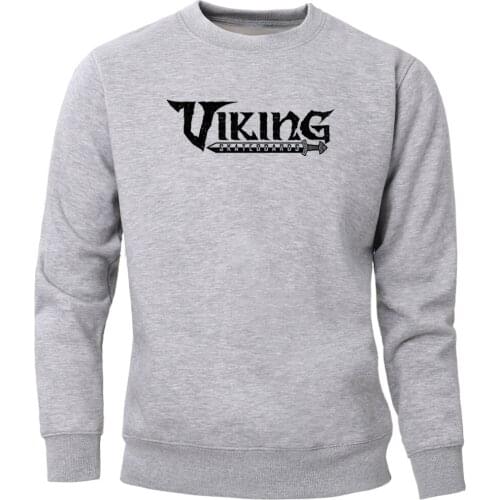 Vikings Sweatshirts Men Son Of Odin Crewneck Hoodies Sons Of VikingAthelstan Winter Jumper Sportswear Gone Valhalla Streetwear