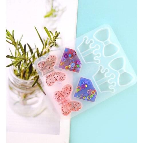 1Pc New DIY Art Straw Top Accessories Mold Resin Epoxy Mold Silicone Mold For Party Drink Straw Decor Buckle