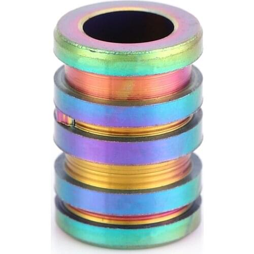 1PC TC4 Titanium Alloy Knife Beads Pendant For Outdoor Lanyard Parachute Cord