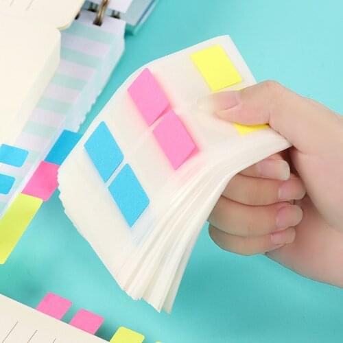 10 sheets Index Tabs Memo Pad Sticker Label Writable File Flags Colored Page Markers Labels for Boohmark, Notes, Classification