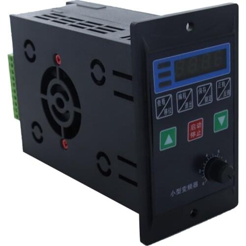 220v 1 phase input vfd 750W frequency converter add RS485 three-phase motor driver MCU T13-400W-12-H single phase input 0.75KW