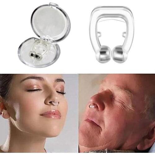 4PC Magnetic Anti Snoring Nasal Dilator Stop Snore nose clip device Easy Breathe Improve Sleeping For Men/Women Dropshipping