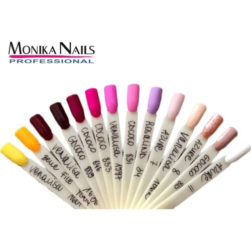 45pcs/set False Nail Tips Nature Color Fan Finger Full Card Nail Art Display Practice Acrylic UV Gel Polish Tool Manicure