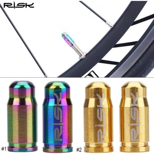 2pcs Aluminum Bicycle Tire Valve Cap Ultralight Mountain Road Bike Tyre Cap Schrader/Presta Tire Valve Protector MTB Accessories