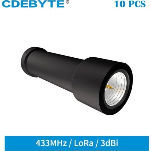 10pcs Wifi Antenna Walkie talkie 433MHz 3.0dBi U Band Omnidirectional High Gain SMA-J Interface Aerial Antena CDEBYTE TX433-JZ-4