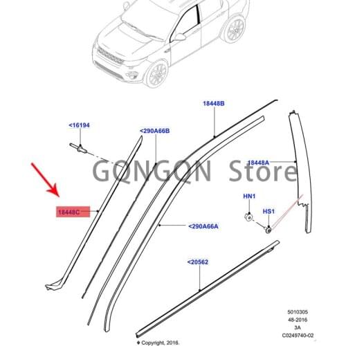 CAR A-pillar exterior panel 2015 -2021lan dro ve rdi sco ver yfr eel and er Panel A-pillar trim panel Front pillar trim panel Ca